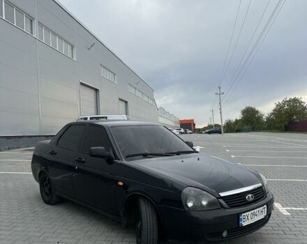 Черный ВАЗ 2170 Priora, объемом двигателя 1.6 л и пробегом 400 тыс. км за 2900 $, фото 2 на Automoto.ua