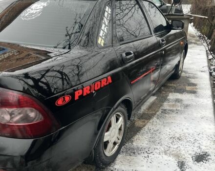 Черный ВАЗ 2170 Priora, объемом двигателя 1.6 л и пробегом 250 тыс. км за 1900 $, фото 4 на Automoto.ua