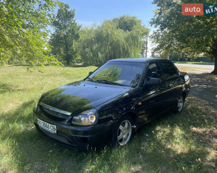 Чорний ВАЗ 2170 Priora, об'ємом двигуна 1.6 л та пробігом 218 тис. км за 1750 $, фото 1 на Automoto.ua