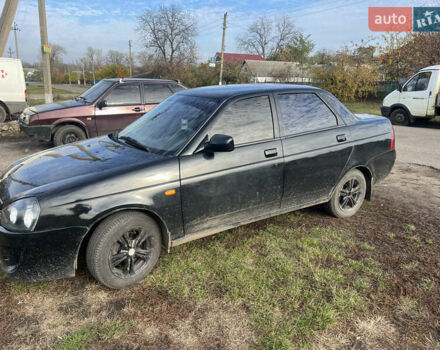 Черный ВАЗ 2170 Priora, объемом двигателя 1.6 л и пробегом 300 тыс. км за 2900 $, фото 2 на Automoto.ua