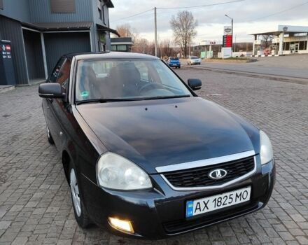 Чорний ВАЗ 2170 Priora, об'ємом двигуна 1.6 л та пробігом 215 тис. км за 2999 $, фото 1 на Automoto.ua