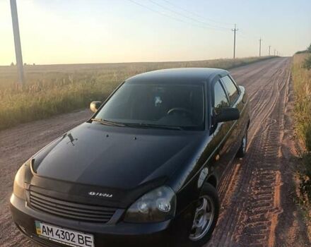 Черный ВАЗ 2170 Priora, объемом двигателя 1.6 л и пробегом 226 тыс. км за 3200 $, фото 1 на Automoto.ua