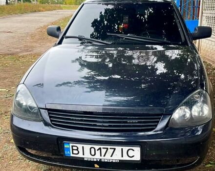 Черный ВАЗ 2170 Priora, объемом двигателя 1.6 л и пробегом 280 тыс. км за 3000 $, фото 2 на Automoto.ua