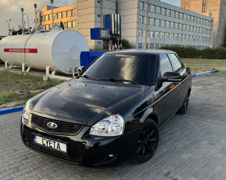 Черный ВАЗ 2170 Priora, объемом двигателя 1.6 л и пробегом 160 тыс. км за 5500 $, фото 1 на Automoto.ua