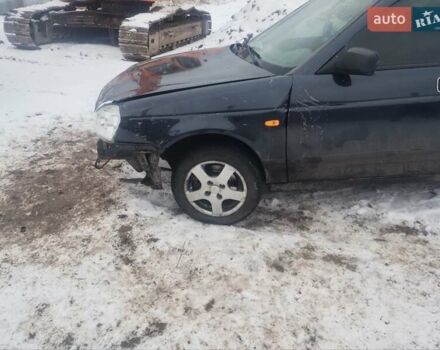 Черный ВАЗ 2170 Priora, объемом двигателя 1.6 л и пробегом 200 тыс. км за 1000 $, фото 5 на Automoto.ua