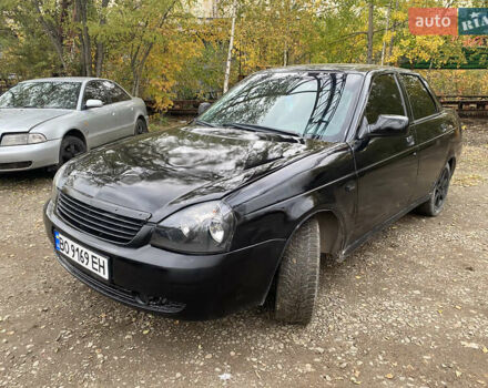 Черный ВАЗ 2170 Priora, объемом двигателя 1.6 л и пробегом 200 тыс. км за 1600 $, фото 3 на Automoto.ua