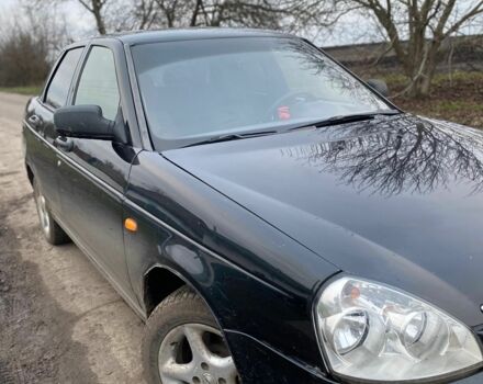 Чорний ВАЗ 2170 Priora, об'ємом двигуна 1.6 л та пробігом 214 тис. км за 2100 $, фото 3 на Automoto.ua