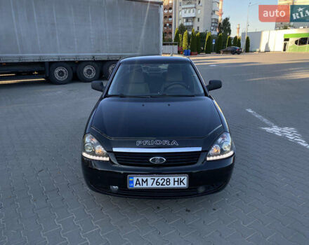 Черный ВАЗ 2170 Priora, объемом двигателя 1.6 л и пробегом 202 тыс. км за 2400 $, фото 1 на Automoto.ua