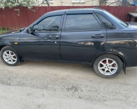 Черный ВАЗ 2170 Priora, объемом двигателя 1.6 л и пробегом 216 тыс. км за 2200 $, фото 2 на Automoto.ua