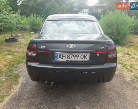 Черный ВАЗ 2170 Priora, объемом двигателя 1.6 л и пробегом 155 тыс. км за 3200 $, фото 5 на Automoto.ua