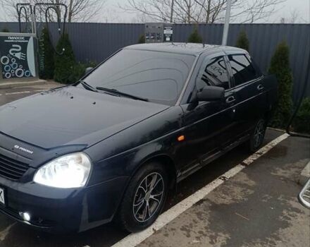 Черный ВАЗ 2170 Priora, объемом двигателя 1.6 л и пробегом 138 тыс. км за 2450 $, фото 2 на Automoto.ua