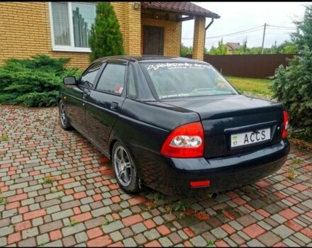 Черный ВАЗ 2170 Priora, объемом двигателя 1.6 л и пробегом 220 тыс. км за 2800 $, фото 2 на Automoto.ua