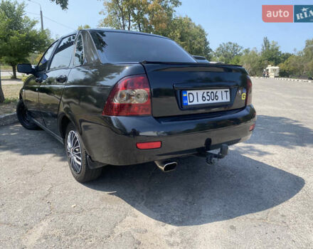 Черный ВАЗ 2170 Priora, объемом двигателя 1.6 л и пробегом 280 тыс. км за 3500 $, фото 3 на Automoto.ua