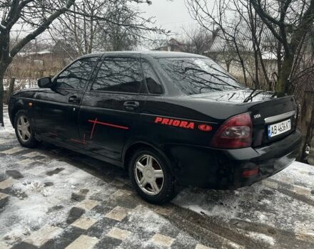 Черный ВАЗ 2170 Priora, объемом двигателя 1.6 л и пробегом 250 тыс. км за 1900 $, фото 3 на Automoto.ua