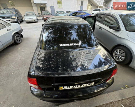 Черный ВАЗ 2170 Priora, объемом двигателя 1.6 л и пробегом 300 тыс. км за 3200 $, фото 5 на Automoto.ua