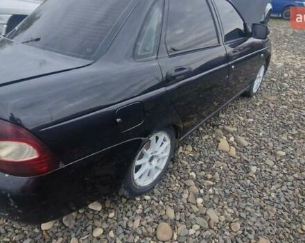 Чорний ВАЗ 2170 Priora, об'ємом двигуна 1.6 л та пробігом 169 тис. км за 1300 $, фото 3 на Automoto.ua