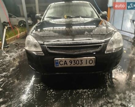 Черный ВАЗ 2170 Priora, объемом двигателя 1.6 л и пробегом 142 тыс. км за 2499 $, фото 7 на Automoto.ua