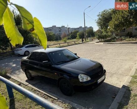 Черный ВАЗ 2170 Priora, объемом двигателя 1.6 л и пробегом 191 тыс. км за 3700 $, фото 4 на Automoto.ua