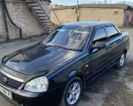 Черный ВАЗ 2170 Priora, объемом двигателя 1.6 л и пробегом 150 тыс. км за 2700 $, фото 4 на Automoto.ua