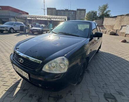 Черный ВАЗ 2170 Priora, объемом двигателя 1.6 л и пробегом 160 тыс. км за 2000 $, фото 3 на Automoto.ua