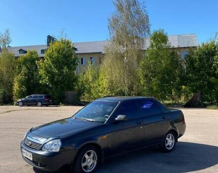 Черный ВАЗ 2170 Priora, объемом двигателя 1.6 л и пробегом 154 тыс. км за 2600 $, фото 3 на Automoto.ua