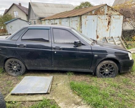 Черный ВАЗ 2170 Priora, объемом двигателя 1.6 л и пробегом 149 тыс. км за 900 $, фото 2 на Automoto.ua