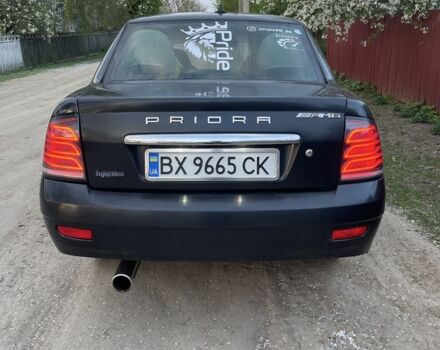 Черный ВАЗ 2170 Priora, объемом двигателя 1.6 л и пробегом 216 тыс. км за 2200 $, фото 6 на Automoto.ua