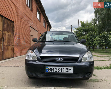 Черный ВАЗ 2170 Priora, объемом двигателя 1.6 л и пробегом 167 тыс. км за 2850 $, фото 2 на Automoto.ua
