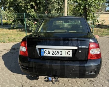 Черный ВАЗ 2170 Priora, объемом двигателя 1.6 л и пробегом 160 тыс. км за 2000 $, фото 6 на Automoto.ua
