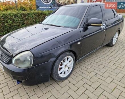 Чорний ВАЗ 2170 Priora, об'ємом двигуна 1.6 л та пробігом 169 тис. км за 1300 $, фото 1 на Automoto.ua