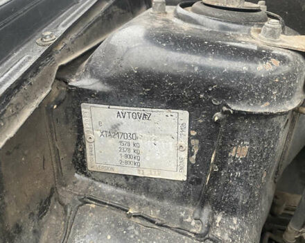 Черный ВАЗ 2170 Priora, объемом двигателя 1.6 л и пробегом 200 тыс. км за 1100 $, фото 5 на Automoto.ua