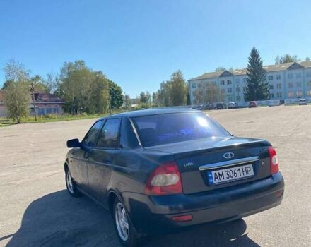 Черный ВАЗ 2170 Priora, объемом двигателя 1.6 л и пробегом 154 тыс. км за 2600 $, фото 2 на Automoto.ua