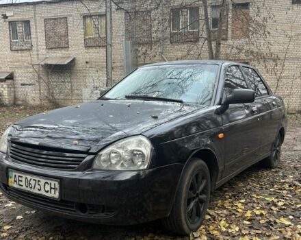 Черный ВАЗ 2170 Priora, объемом двигателя 1.6 л и пробегом 232 тыс. км за 1900 $, фото 2 на Automoto.ua
