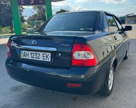 Черный ВАЗ 2170 Priora, объемом двигателя 1.6 л и пробегом 165 тыс. км за 1900 $, фото 4 на Automoto.ua