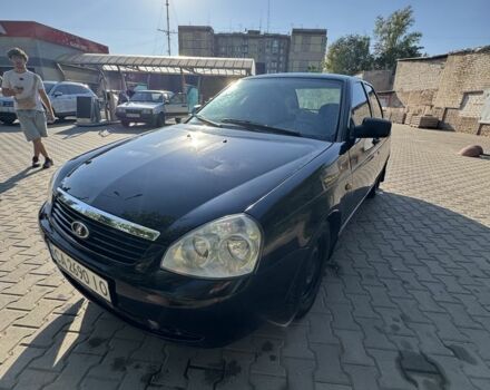 Черный ВАЗ 2170 Priora, объемом двигателя 1.6 л и пробегом 160 тыс. км за 2000 $, фото 2 на Automoto.ua