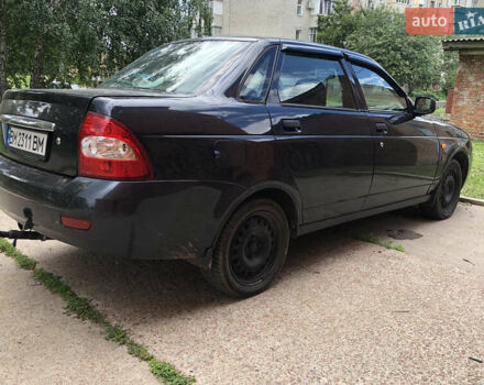 Черный ВАЗ 2170 Priora, объемом двигателя 1.6 л и пробегом 167 тыс. км за 2850 $, фото 6 на Automoto.ua