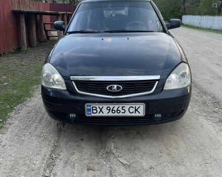 Черный ВАЗ 2170 Priora, объемом двигателя 1.6 л и пробегом 216 тыс. км за 2200 $, фото 1 на Automoto.ua