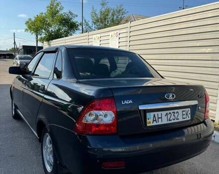 Черный ВАЗ 2170 Priora, объемом двигателя 1.6 л и пробегом 165 тыс. км за 1900 $, фото 2 на Automoto.ua