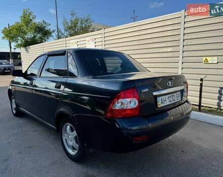 Черный ВАЗ 2170 Priora, объемом двигателя 1.6 л и пробегом 165 тыс. км за 1900 $, фото 3 на Automoto.ua