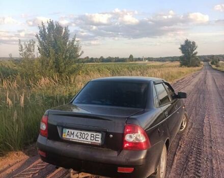Черный ВАЗ 2170 Priora, объемом двигателя 1.6 л и пробегом 226 тыс. км за 3200 $, фото 4 на Automoto.ua