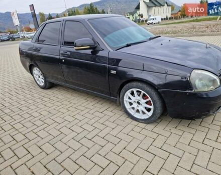 Чорний ВАЗ 2170 Priora, об'ємом двигуна 1.6 л та пробігом 169 тис. км за 1300 $, фото 2 на Automoto.ua