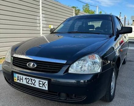 Черный ВАЗ 2170 Priora, объемом двигателя 1.6 л и пробегом 165 тыс. км за 1900 $, фото 1 на Automoto.ua