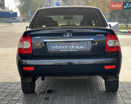 Черный ВАЗ 2170 Priora, объемом двигателя 1.6 л и пробегом 176 тыс. км за 3799 $, фото 4 на Automoto.ua