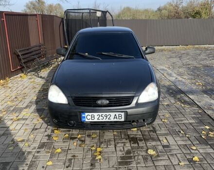 Чорний ВАЗ 2170 Priora, об'ємом двигуна 1.6 л та пробігом 130 тис. км за 1550 $, фото 1 на Automoto.ua