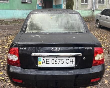Черный ВАЗ 2170 Priora, объемом двигателя 1.6 л и пробегом 232 тыс. км за 1900 $, фото 5 на Automoto.ua