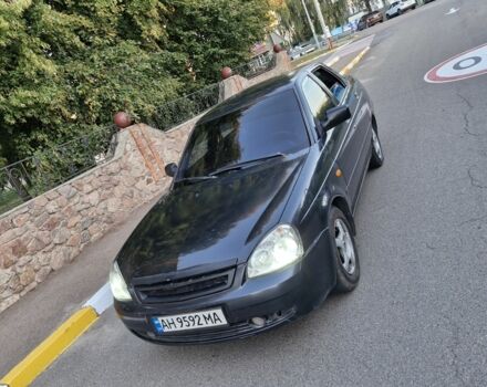 Чорний ВАЗ 2170 Priora, об'ємом двигуна 1.6 л та пробігом 324 тис. км за 1150 $, фото 1 на Automoto.ua
