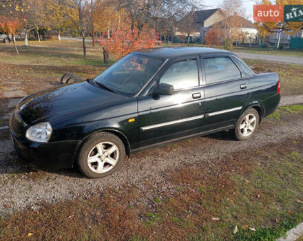 Черный ВАЗ 2170 Priora, объемом двигателя 1.6 л и пробегом 180 тыс. км за 3100 $, фото 1 на Automoto.ua