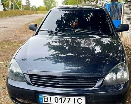 Черный ВАЗ 2170 Priora, объемом двигателя 1.6 л и пробегом 280 тыс. км за 3000 $, фото 1 на Automoto.ua