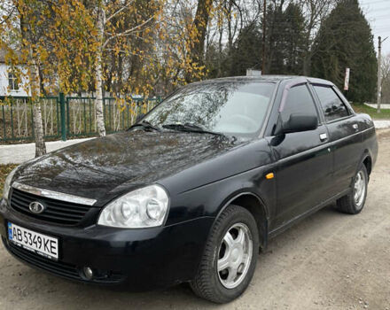 Черный ВАЗ 2170 Priora, объемом двигателя 1.6 л и пробегом 158 тыс. км за 3050 $, фото 1 на Automoto.ua