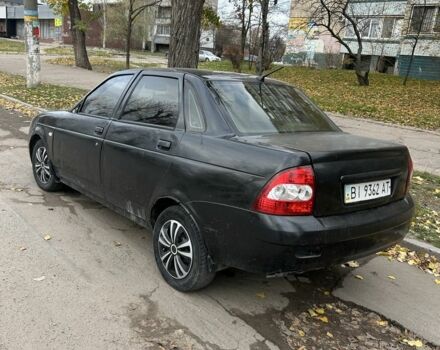 Черный ВАЗ 2170 Priora, объемом двигателя 1.6 л и пробегом 200 тыс. км за 900 $, фото 1 на Automoto.ua